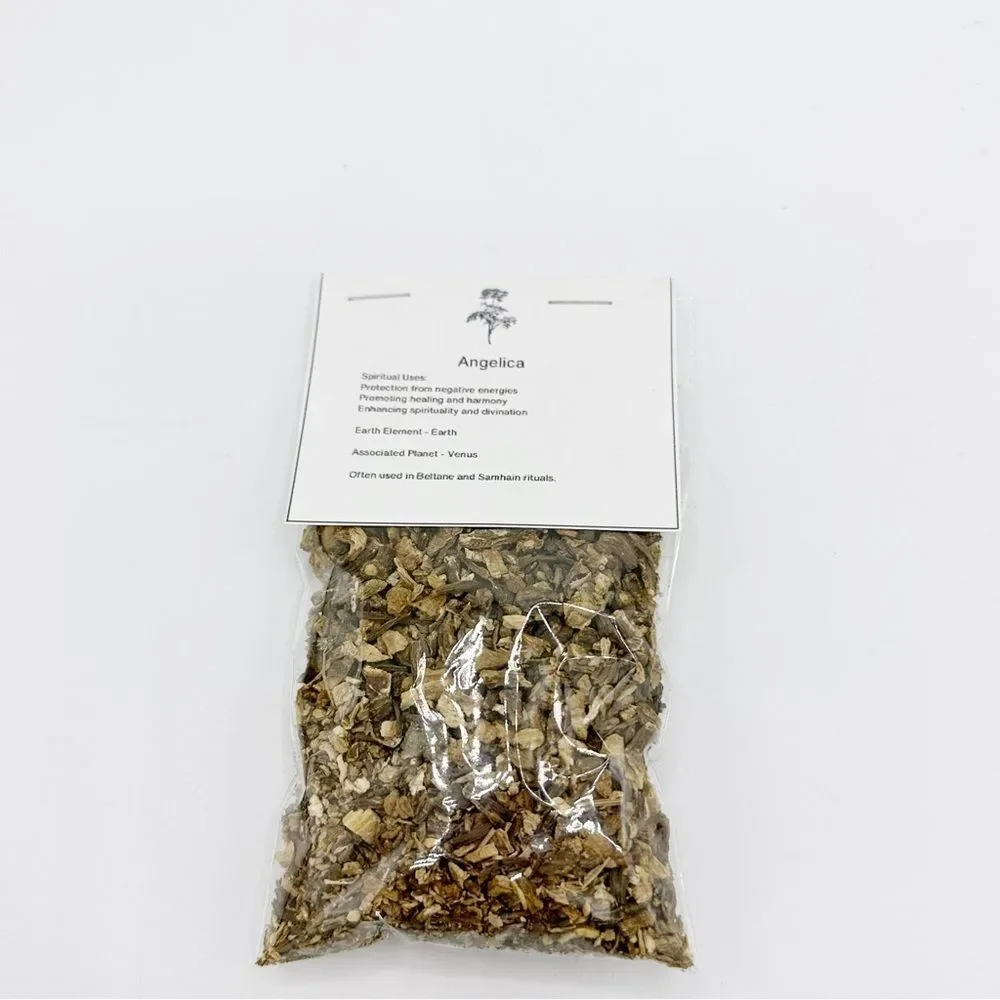 Dried Angelica Root Cut & Sifted Magical Herbs​ - Picture 2 of 6